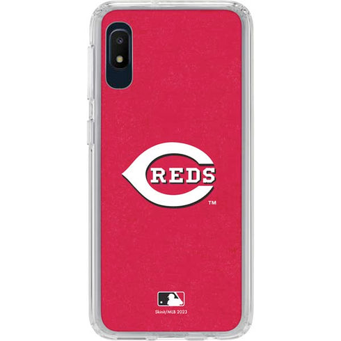 MLB Cincinnati Reds - Solid Distressed Galaxy Cases