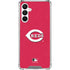 MLB Cincinnati Reds - Solid Distressed Galaxy A16 5G Clear Case
