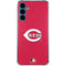 MLB Cincinnati Reds - Solid Distressed Galaxy A35 5G Clear Case