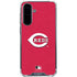 MLB Cincinnati Reds - Solid Distressed Galaxy A36 5G Clear Case