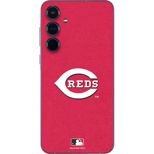 MLB Cincinnati Reds - Solid Distressed Galaxy A36 5G Skin