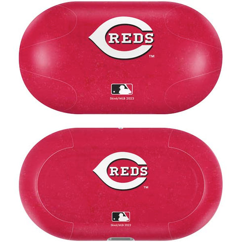 MLB Cincinnati Reds - Solid Distressed Galaxy Buds Plus Skin