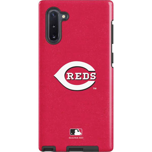 MLB Cincinnati Reds - Solid Distressed Galaxy Cases