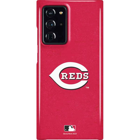 MLB Cincinnati Reds - Solid Distressed Galaxy Cases