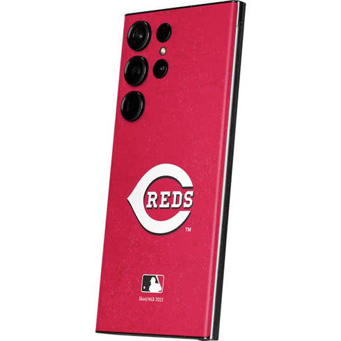 MLB Cincinnati Reds - Solid Distressed Galaxy Skins