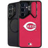 MLB Cincinnati Reds - Solid Distressed Galaxy S24 FE Kickstand Case