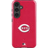 MLB Cincinnati Reds - Solid Distressed Galaxy S25 Impact Case