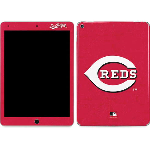 MLB Cincinnati Reds - Solid Distressed iPad Skins