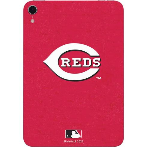 MLB Cincinnati Reds - Solid Distressed Apple iPad Mini Skin