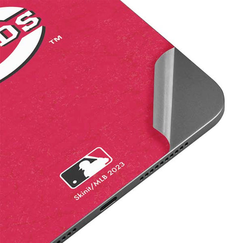 MLB Cincinnati Reds - Solid Distressed Apple iPad Mini Skin