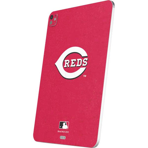 MLB Cincinnati Reds - Solid Distressed iPad Pro 13in M4 (2024) Skin