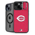MLB Cincinnati Reds - Solid Distressed iPhone 13 Kickstand Case