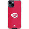 MLB Cincinnati Reds - Solid Distressed iPhone 15 Clear Case