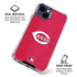 MLB Cincinnati Reds - Solid Distressed iPhone 15 Clear Case