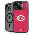 MLB Cincinnati Reds - Solid Distressed iPhone 15 Kickstand Case