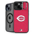 MLB Cincinnati Reds - Solid Distressed iPhone 15 Plus Kickstand Case