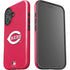 MLB Cincinnati Reds - Solid Distressed iPhone 16 Impact Case