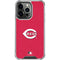 MLB Cincinnati Reds - Solid Distressed iPhone 16 Pro Clear Case