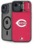 MLB Cincinnati Reds - Solid Distressed iPhone 16e Kickstand Case