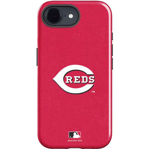 MLB Cincinnati Reds - Solid Distressed iPhone 16e Impact Case