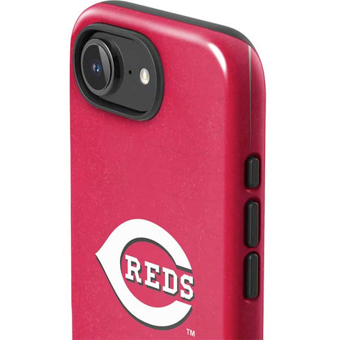 MLB Cincinnati Reds - Solid Distressed iPhone 16e Impact Case