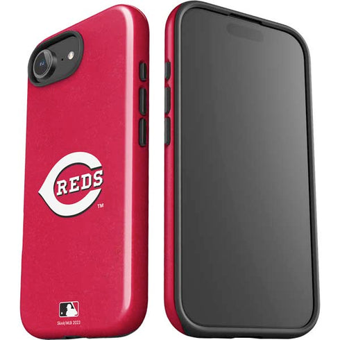 MLB Cincinnati Reds - Solid Distressed iPhone 16e Impact Case
