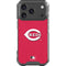 MLB Cincinnati Reds - Solid Distressed iPhone 18 Pro Clear Case