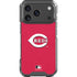 MLB Cincinnati Reds - Solid Distressed iPhone 18 Pro Clear Case