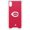 MLB Cincinnati Reds - Solid Distressed iPhone XS Clear Case