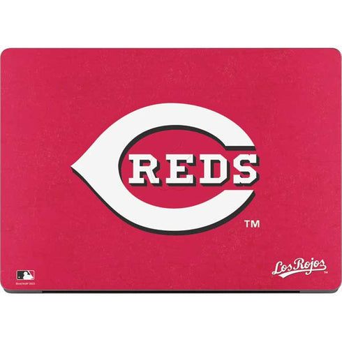MLB Cincinnati Reds - Solid Distressed Apple MacBook Pro 14-inch Skin