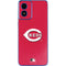 MLB Cincinnati Reds - Solid Distressed Moto G Play 4G (2024) Skin