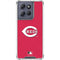 MLB Cincinnati Reds - Solid Distressed Moto G Play 5G (2025) Clear Case