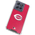 MLB Cincinnati Reds - Solid Distressed Moto G Play 5G (2025) Clear Case