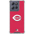 MLB Cincinnati Reds - Solid Distressed Moto G Stylus 5G (2025) Clear Case