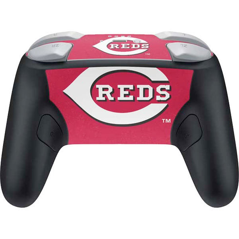 MLB Cincinnati Reds - Solid Distressed Nintendo Switch 2 (2025) Pro Controller Skin