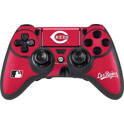 MLB Cincinnati Reds - Solid Distressed PlayStation PS4 Skins