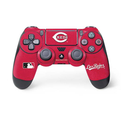 MLB Cincinnati Reds - Solid Distressed PlayStation PS4 Skins