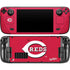 MLB Cincinnati Reds - Solid Distressed Steam Deck Handheld Gaming Computer OLED Skin