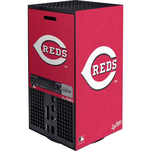 MLB Cincinnati Reds - Solid Distressed Xbox Series X Bundle Skin