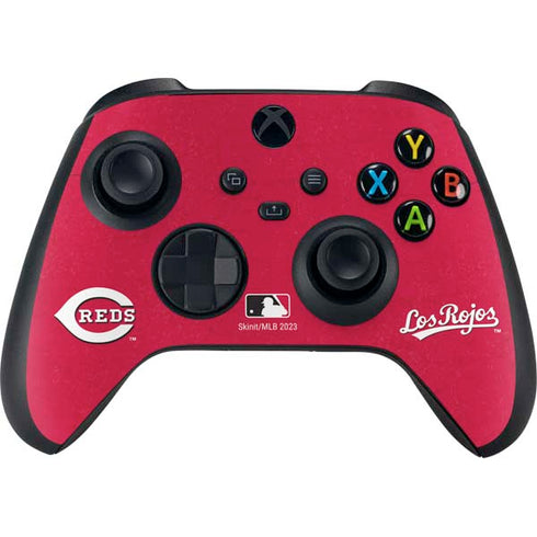 MLB Cincinnati Reds - Solid Distressed Xbox Series X Bundle Skin