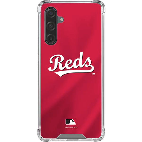 MLB Cincinnati Reds Alternate/Away Jersey Galaxy A17 Clear Case