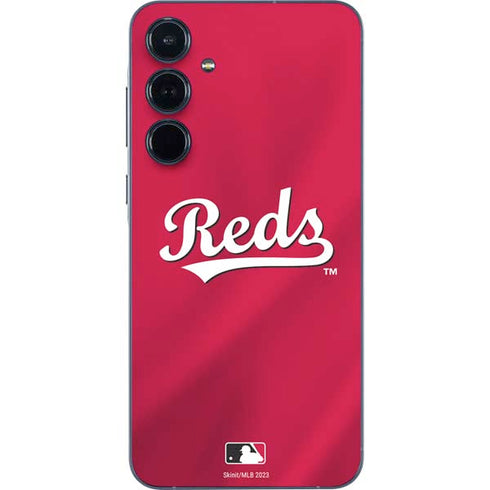 MLB Cincinnati Reds Alternate/Away Jersey Galaxy A35 5G Skin
