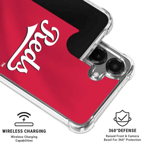 MLB Cincinnati Reds Alternate/Away Jersey Galaxy S26 Clear Case