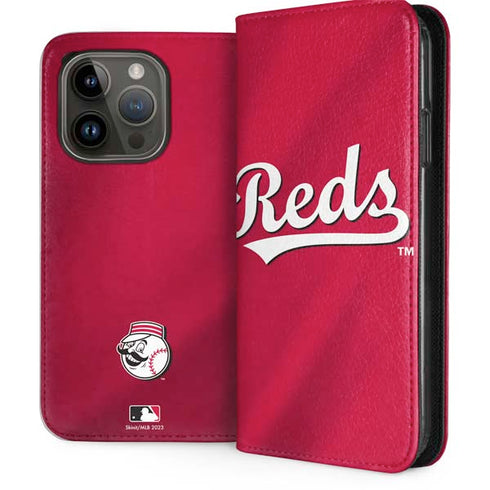 MLB Cincinnati Reds Alternate/Away Jersey iPhone 15 Pro Folio Case
