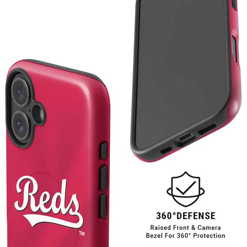 MLB Cincinnati Reds Alternate/Away Jersey iPhone 16 Magsafe Impact Case