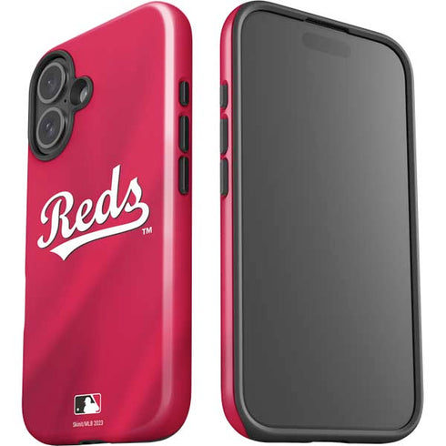 MLB Cincinnati Reds Alternate/Away Jersey iPhone 16 Plus Impact Case