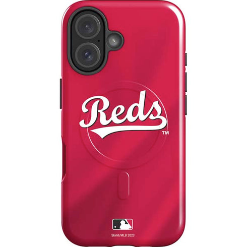 MLB Cincinnati Reds Alternate/Away Jersey iPhone 16 Plus Magsafe Impact Case