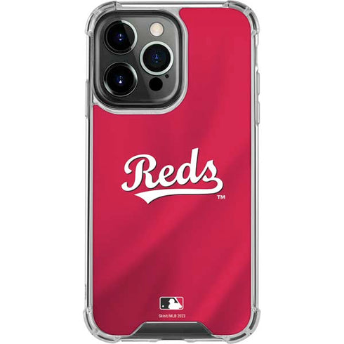 MLB Cincinnati Reds Alternate/Away Jersey iPhone 16 Pro Clear Case