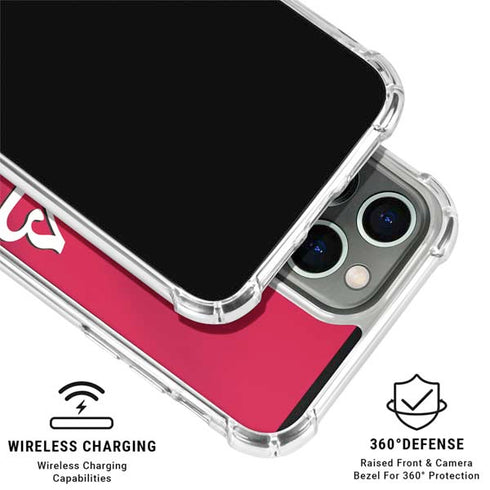 MLB Cincinnati Reds Alternate/Away Jersey iPhone 16 Pro Clear Case