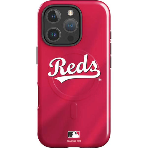 MLB Cincinnati Reds Alternate/Away Jersey iPhone 16 Pro Magsafe Impact Case